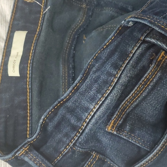 Kut from the Kloth Chrissy Flare jeans women's size 14 Blue Midrise Bootcut XL - Picture 13 of 16